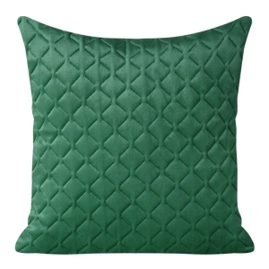 Poszewka dekoracyjna velvet 40x40 ciemno zielona Dimon + wypełnienie