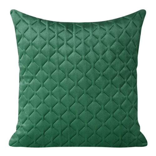 Poszewka dekoracyjna velvet 40x40 ciemno zielona Dimon + wypełnienie