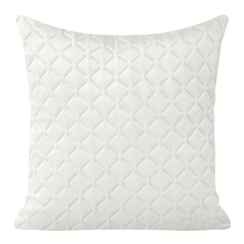 Poszewka dekoracyjna velvet 40x40 kremowa Dimon + wypełnienie