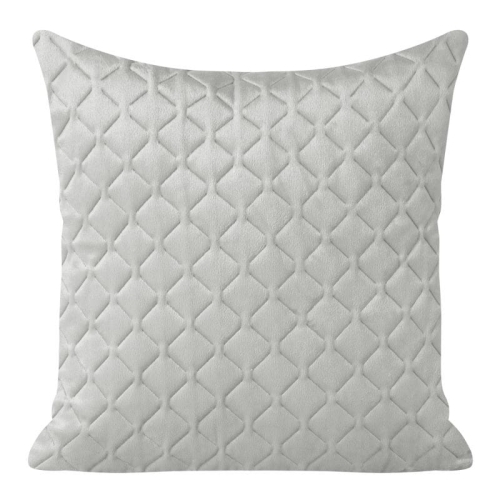 Poszewka dekoracyjna velvet 40x40 srebrna Dimon + wypełnienie