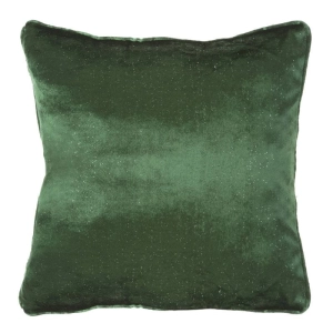 Poszewka dekoracyjna velvet 45x45 ciemno zielona Elizia + wypełnienie