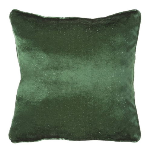 Poszewka dekoracyjna velvet 45x45 ciemno zielona Elizia + wypełnienie