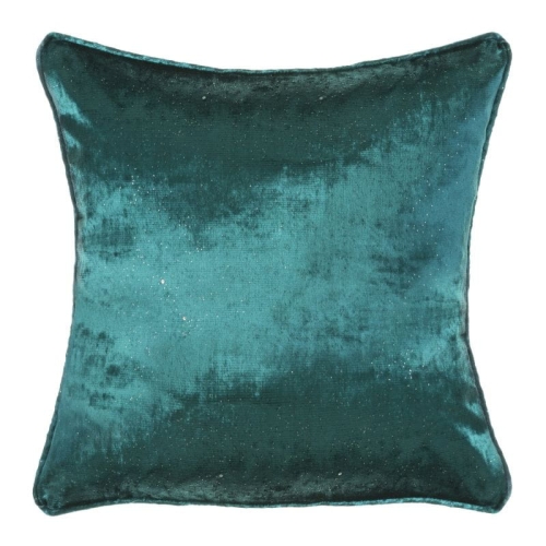 Poszewka dekoracyjna velvet 45x45 turkusowa Elizia