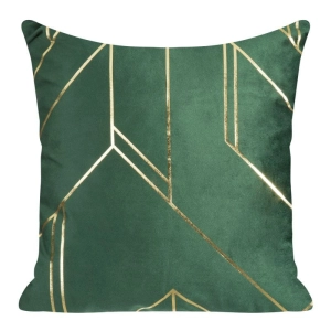 Poszewka dekoracyjna velvet 45x45 ciemno zielona Gina + wypełnienie