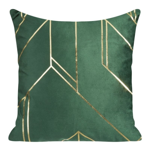 Poszewka dekoracyjna velvet 45x45 ciemno zielona Gina + wypełnienie