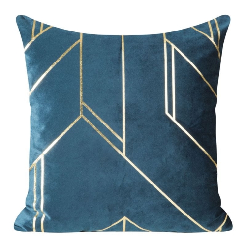 Poszewka dekoracyjna velvet 45x45 granatowa Gina + wypełnienie