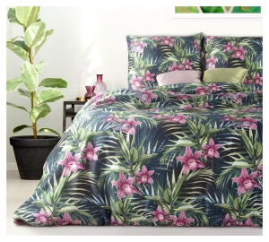 Komplet pościeli z bawełny satynowej 200x200 Calista