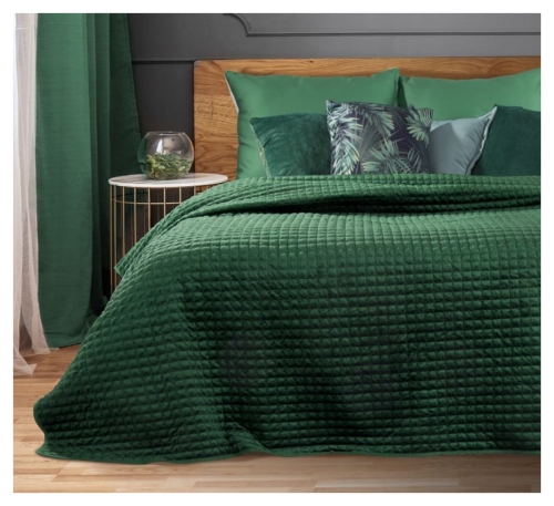 Narzuta 170x210 ciemno zielona Ally