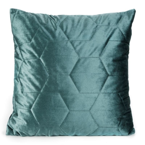 Poszewka dekoracyjna velvet Isla 45x45 turkusowa