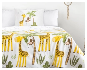 Komplet pościeli bawełnianej Design 91 140x200 Giraffe