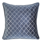 Poszewka dekoracyjna velvet Karina 45x45 granatowa 