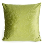 Poszewka dekoracyjna velvet Albi 45x45 oliwkowo srebrna