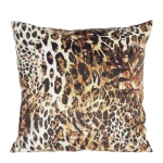 Poszewka dekoracyjna czarno beżowa 45x45 Cecil