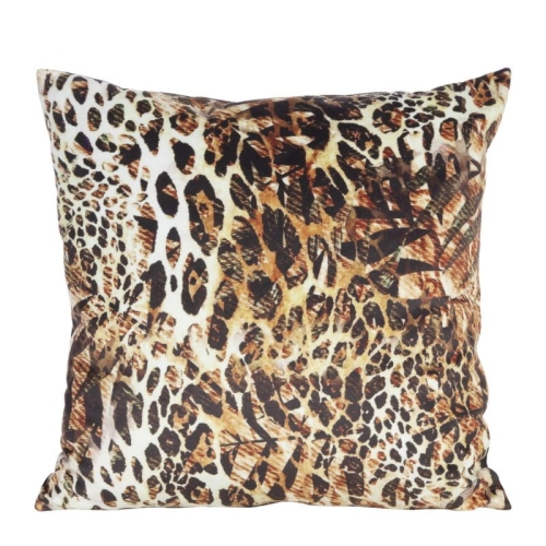 Poszewka dekoracyjna czarno beżowa 45x45 Cecil