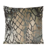 Poszewka dekoracyjna czarno kremowa 45x45 Carla