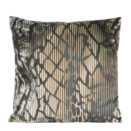 Poszewka dekoracyjna czarno kremowa 45x45 Carla