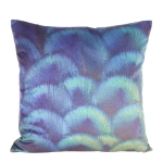 Poszewka dekoracyjna turkusowo granatowa 45x45 Camila