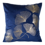 Poszewka dekoracyjna granatowa 45x45 Ginko