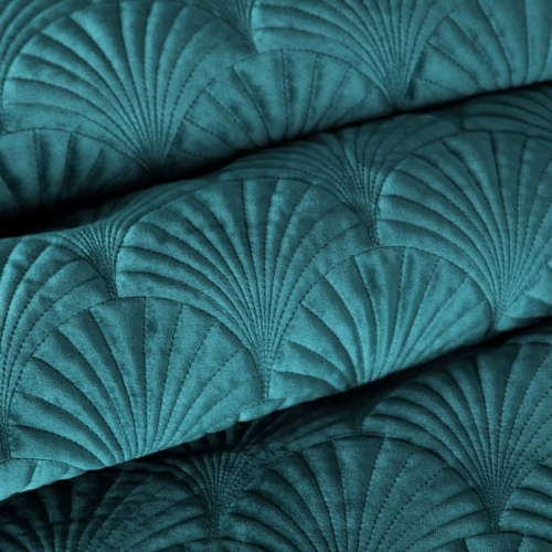 Narzuta Ria 220x240 ciemno turkusowa
