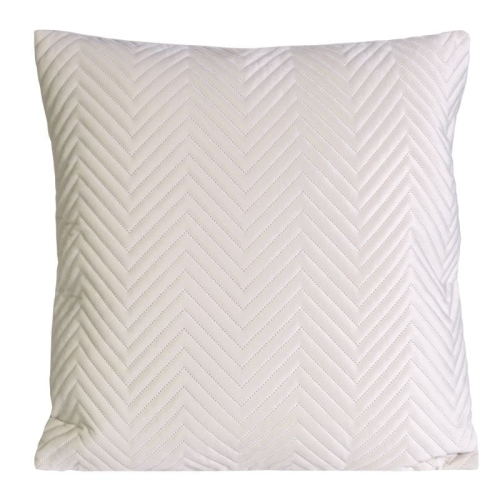 Poszewka dekoracyjna velvet Sofia 45x45 kremowa
