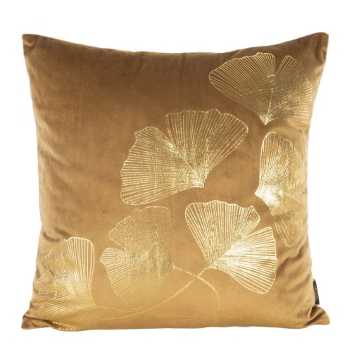 Poszewka dekoracyjna miodowa 45x45 Ginko