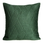 Poszewka dekoracyjna velvet 40x40 ciemno zielona