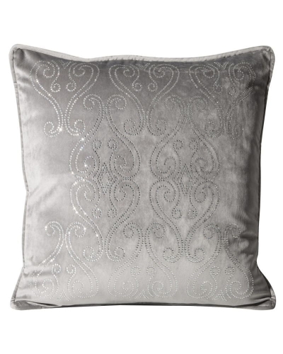 Poszewka dekoracyjna velvet Kiko 45x45 popielata