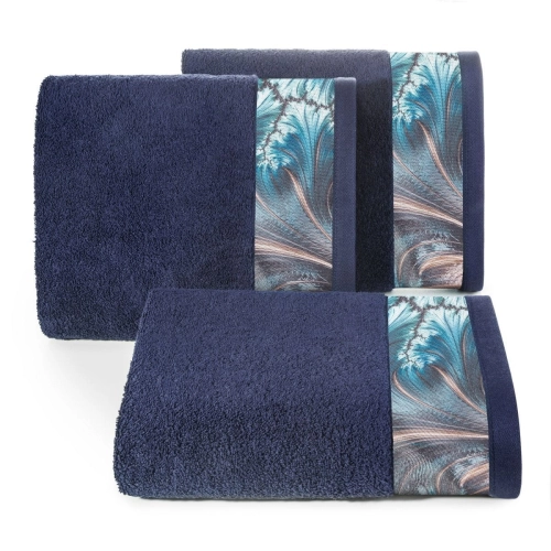 Ręcznik 70x140 Chiara granatowy 