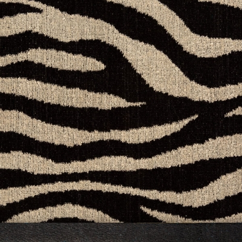 Ręcznik 70x140 Zebra czarno beżowy żakardowy