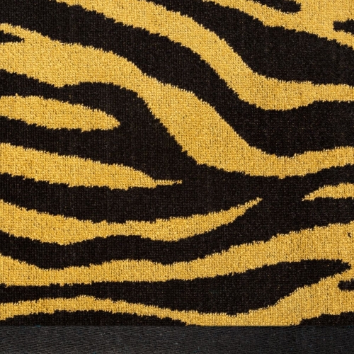 Ręcznik 70x140 Zebra czarno miodowy żakardowy