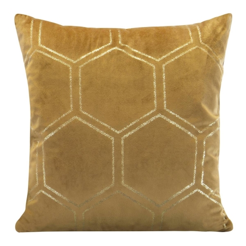 Poszewka dekoracyjna velvet Blink 45x45 miodowa