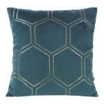Poszewka dekoracyjna velvet Blink 45x45 ciemno turkusowa