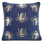 Poszewka dekoracyjna velvet Blink 45x45 granatowa