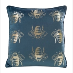 Poszewka dekoracyjna velvet Blink 45x45 niebieska