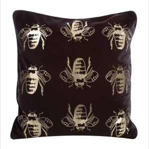 Poszewka dekoracyjna velvet Blink 45x45 czarna