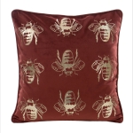 Poszewka dekoracyjna velvet Blink 45x45 ceglana