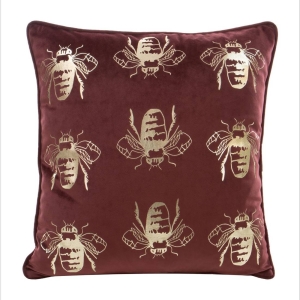 Poszewka dekoracyjna velvet Blink 45x45 czerwona