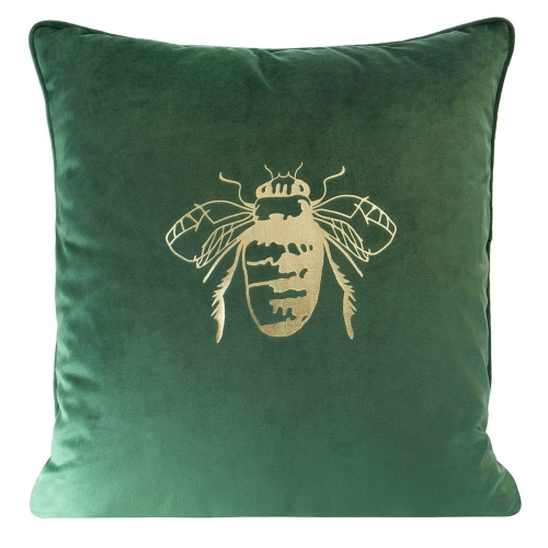 Poszewka dekoracyjna velvet Blink 45x45 ciemno zielona