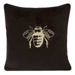 Poszewka dekoracyjna velvet Blink 45x45 czarna