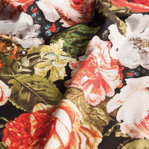 Komplet pościeli z bawełny satynowej 160x200 Tulipas