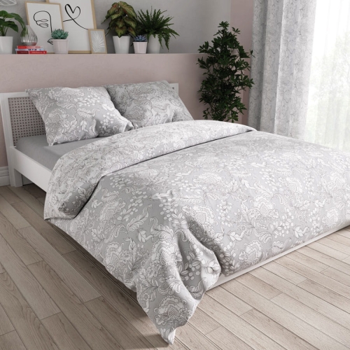 Komplet pościeli z bawełny satynowej 160x200 Zoja