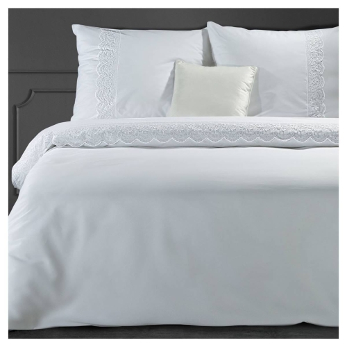 Ekskluzywna pościel 220x200 koronkowa Lana