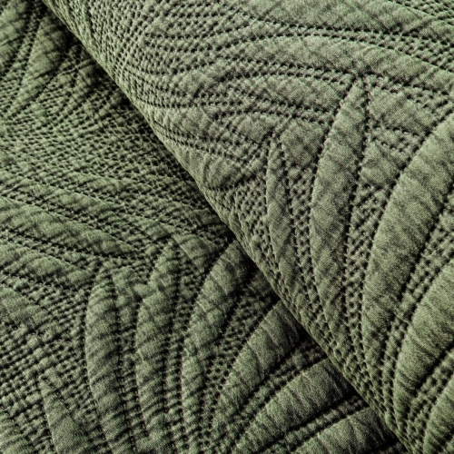 Narzuta Stone 220x240 ciemno zielona