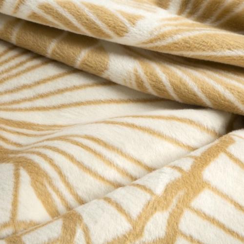 Koc 150x200 biało beżowy Luna