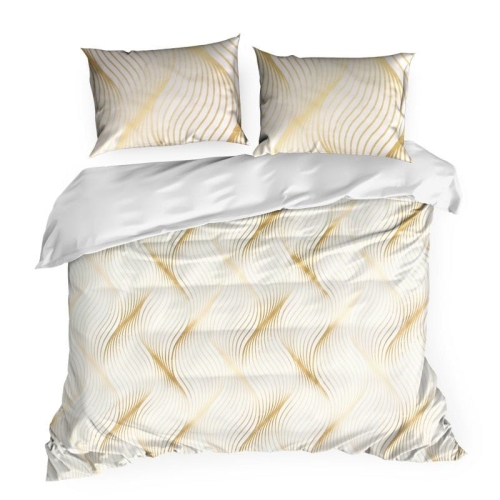 Ekskluzywna pościel makosatyna 160x200 Blanca 3