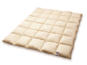 Kołdra ciepła pierze gęsie 155x200 krem 2,1kg
