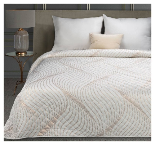 Narzuta Blanca 220x240 biało złota