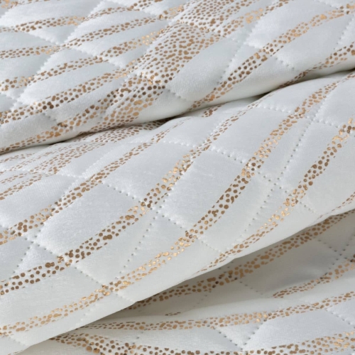 Narzuta Blanca 220x240 biało złota