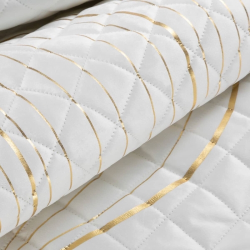 Narzuta Blanca 220x240 biało złota