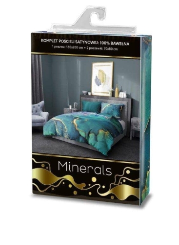 Pościel satyna bawełniana Minerals 160x200